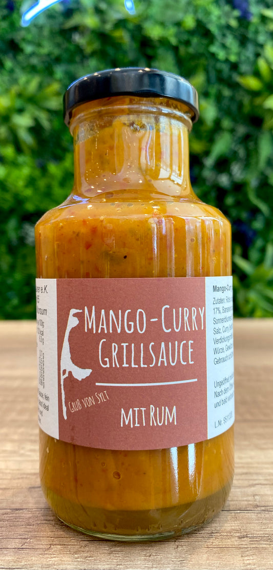 Mango-Curry Grillsauce mit Rum