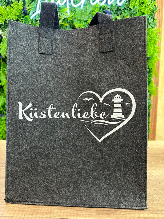 Küstenliebe Filztasche